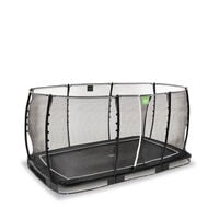 Exit Allure Classic - Inground trampoline - Zwart - 200x437x266 cm