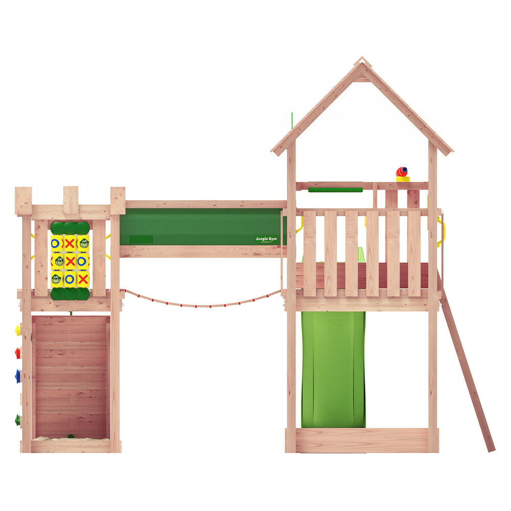 Jungle Gym Jessheim Grenen - Speeltoestel - Licht groen - Grenenhout