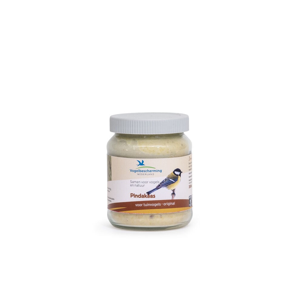 Vogelbescherming - Vogelpindakaas - Original - Tuinvogelvoer - 300 Milliliter - Original Vogelbescherming - Vogelpindakaas - Original - Tuinvogelvoer - 300 Milliliter - Original