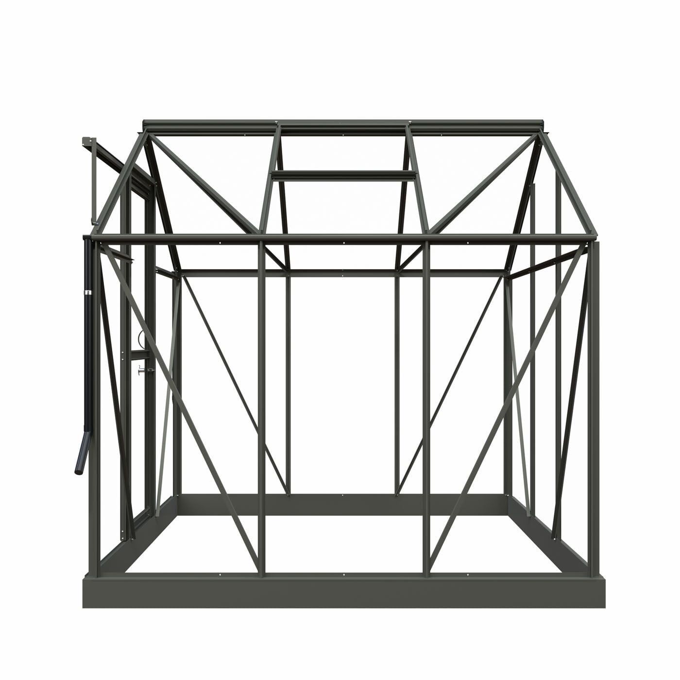 Royal Well Mary I - Tuinkas - Groengrijs - 241x212x222 cm - Veiligheidsglas