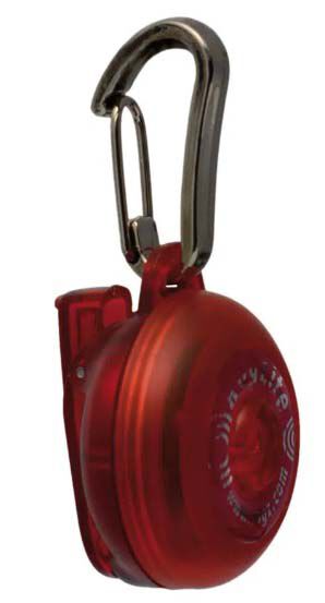 Rogz Roglite - Veiligheidslampje Hond - rood - 3.1 cm