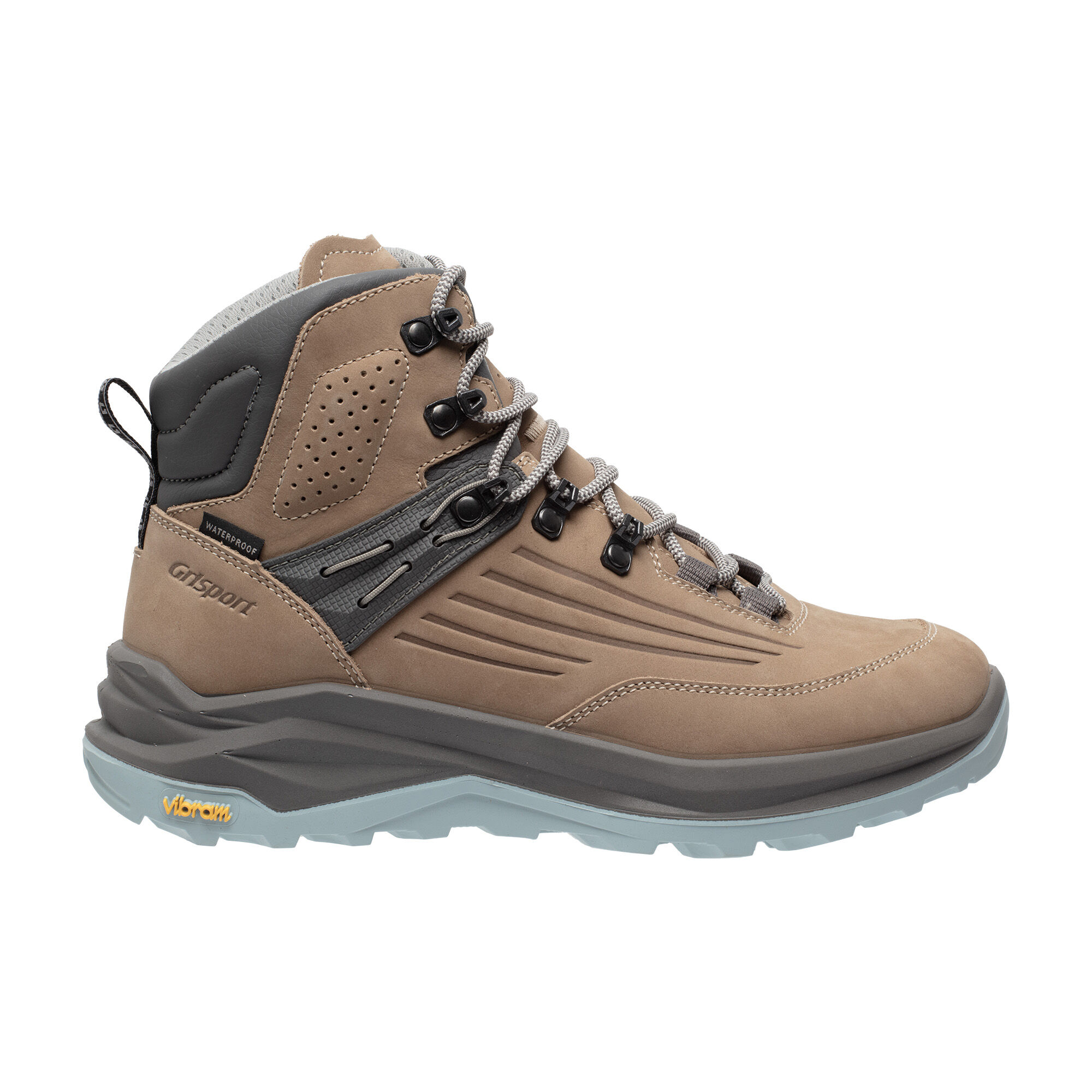 Grisport Outlander Mid - Wandelschoenen - Beige, Licht Blauw - 36 Grisport Outlander Mid - Wandelschoenen - Beige, Licht Blauw - 36
