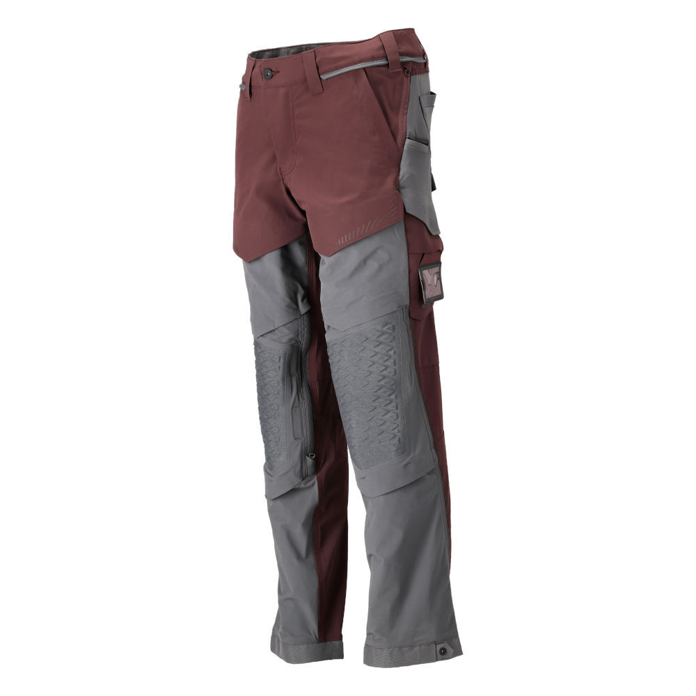 Mascot Customized 22279 - Werkbroek - Bordeaux / Grijs - 62 - 82