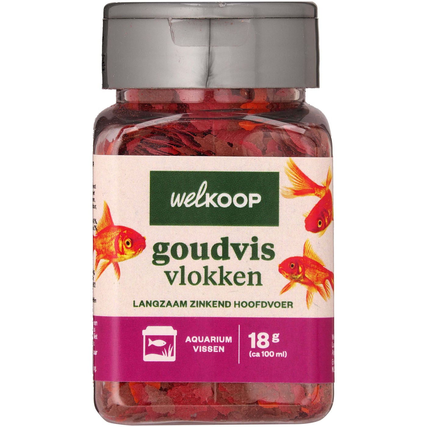 Welkoop Goudvisvlokken - Aquariumvissenvoer - 100 Milliliter Welkoop Goudvisvlokken - Aquariumvissenvoer - 100 Milliliter