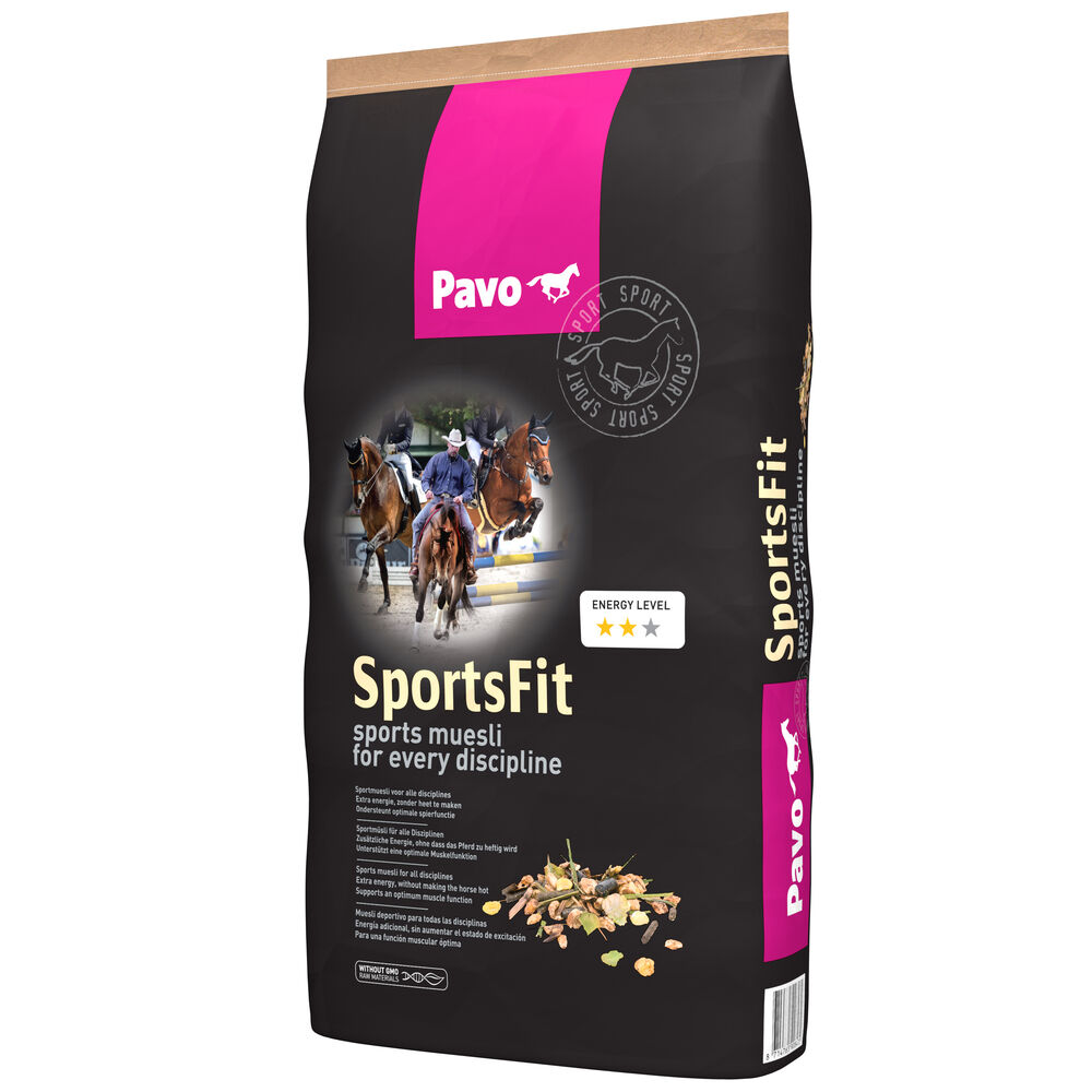 Pavo Sportsfit  - Sport/ Prestatie - Paardenvoer - 15 - Zak