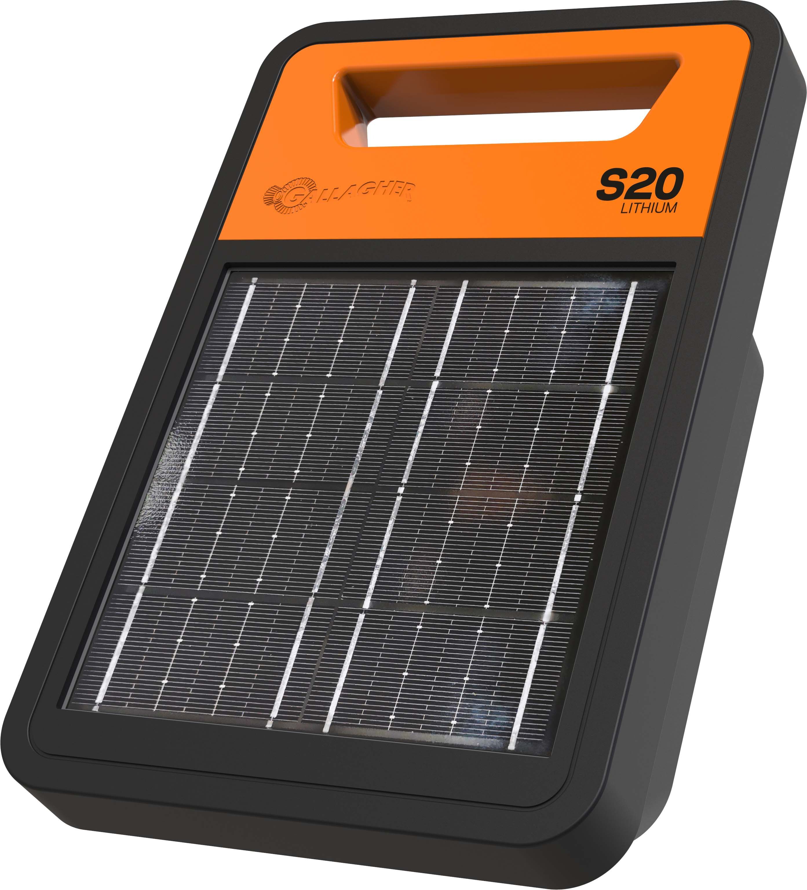 Gallagher S20 - Solar schrikdraadapparaat - Incl. Lithium Batterij