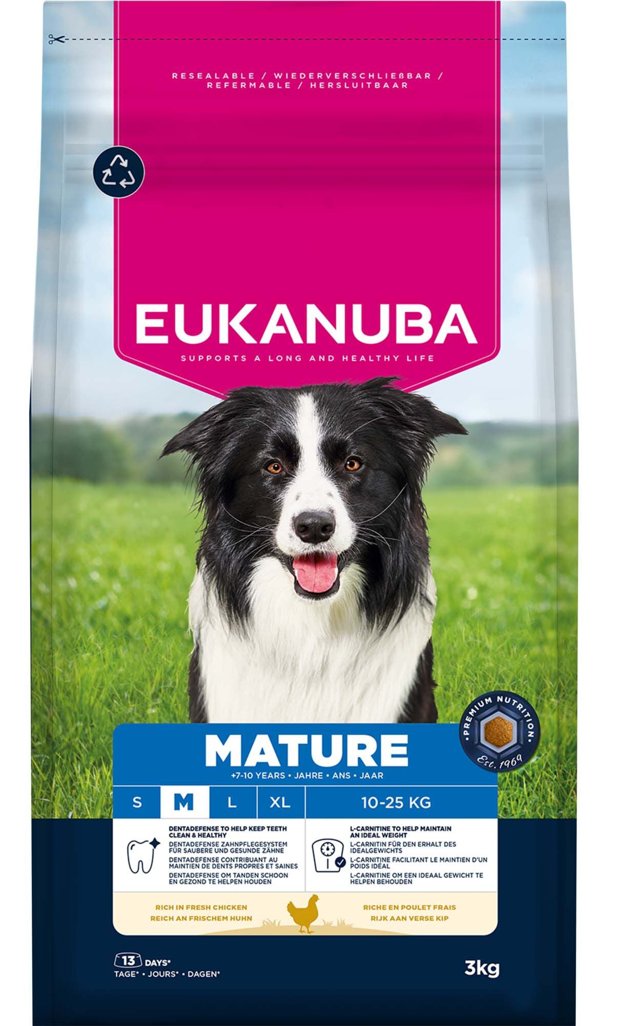 Eukanuba Mature Medium  - Hondenvoer - 3 Kilogram - kip