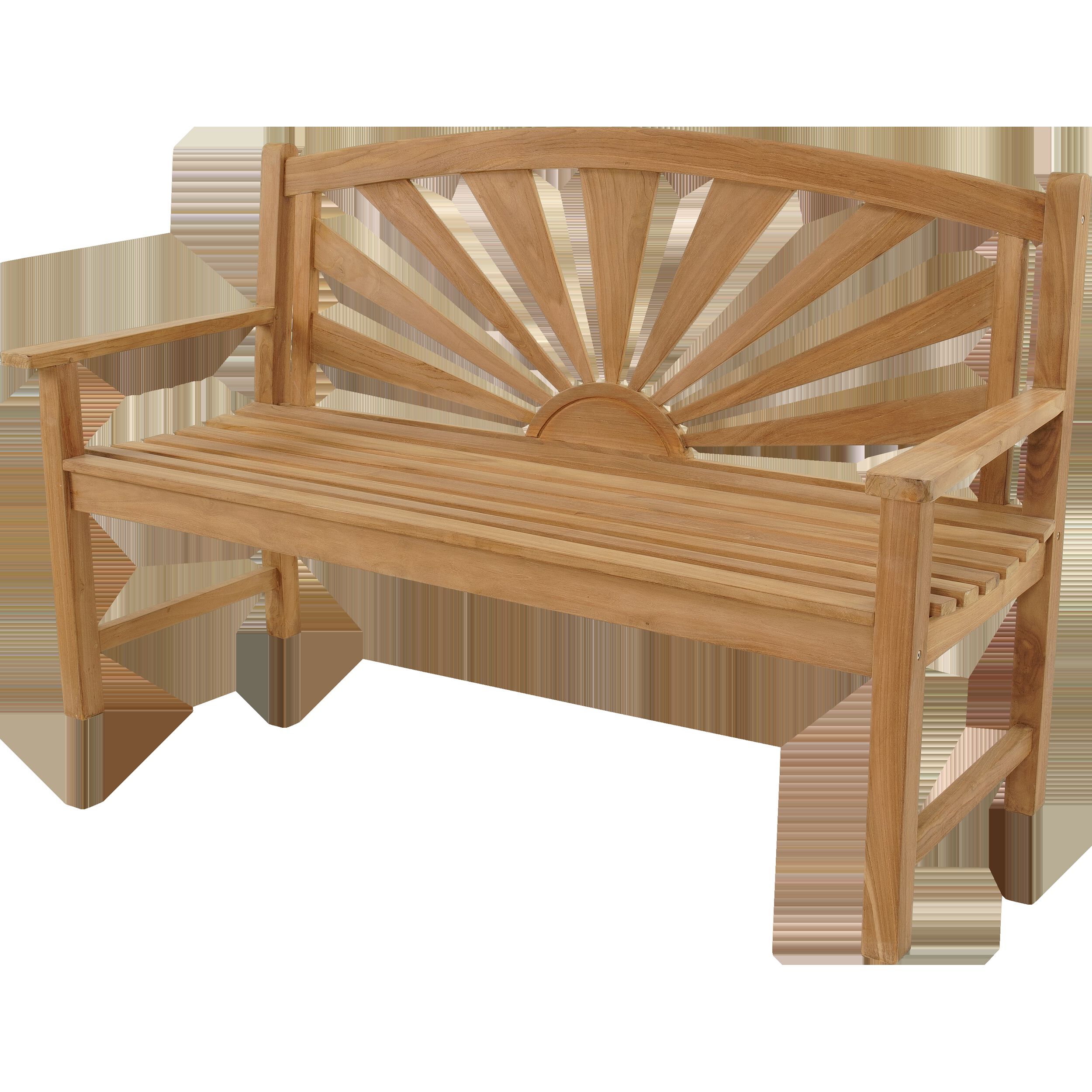 Lesli Living Sunburst - Tuinbank - Teak - 96x64x156 cm Lesli Living Sunburst - Tuinbank - Teak - 96x64x156 cm