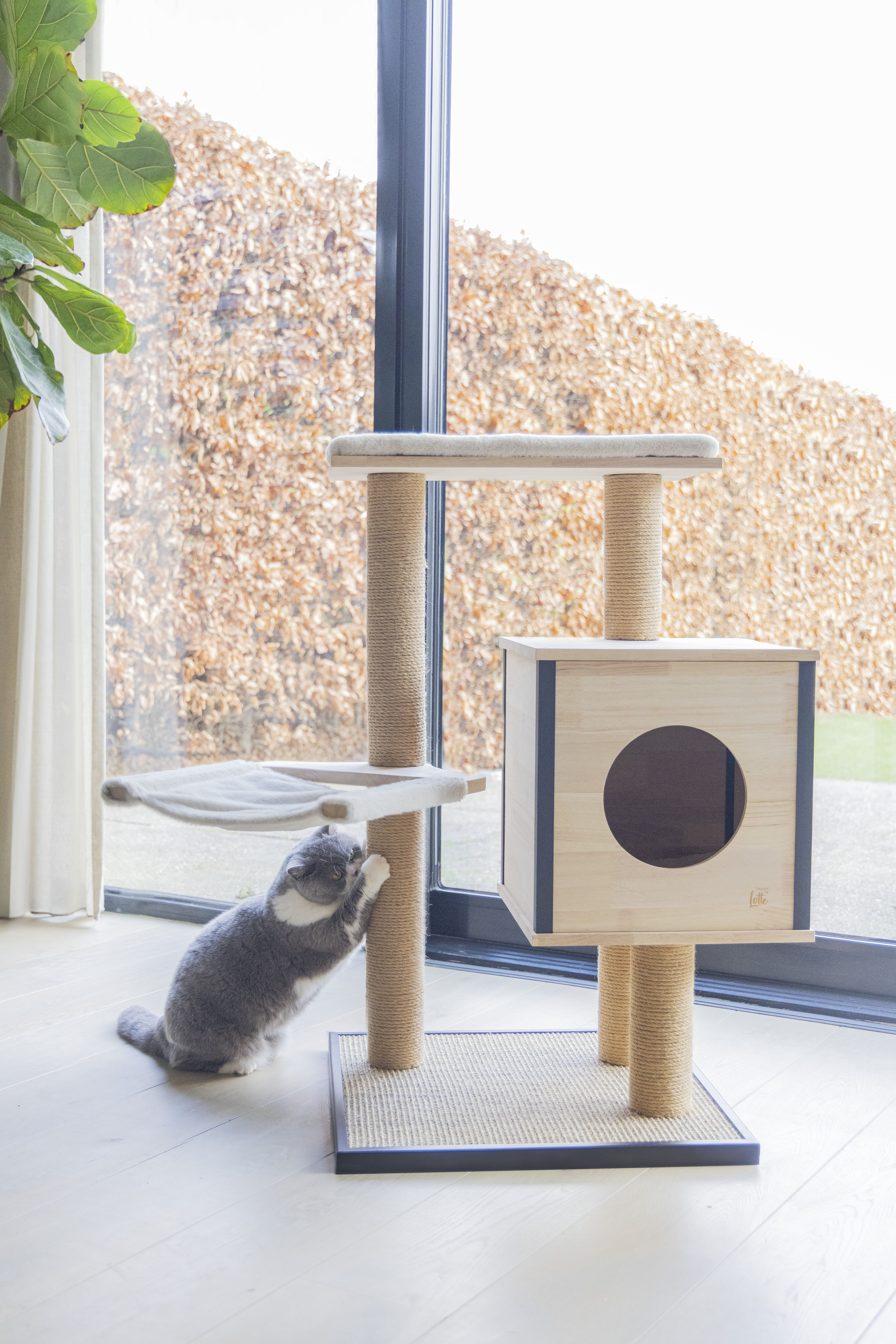 Designed by Lotte Nola - Krabmeubel - Bruin - 97x56x56 cm