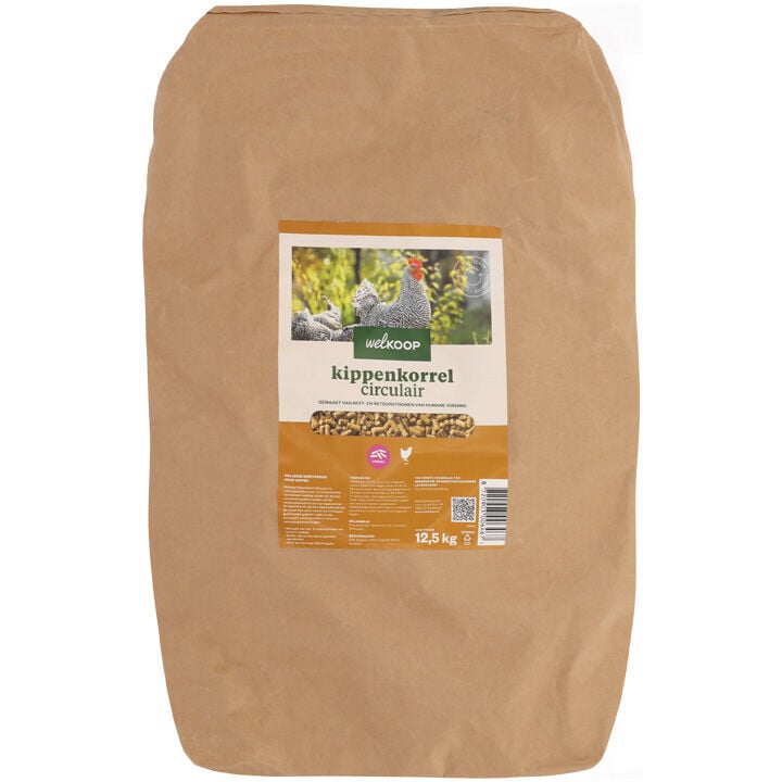 Welkoop Kippenkorrel Circulair - Kippenvoer - 12.5 Kilogram Welkoop Kippenkorrel Circulair - Kippenvoer - 12.5 Kilogram