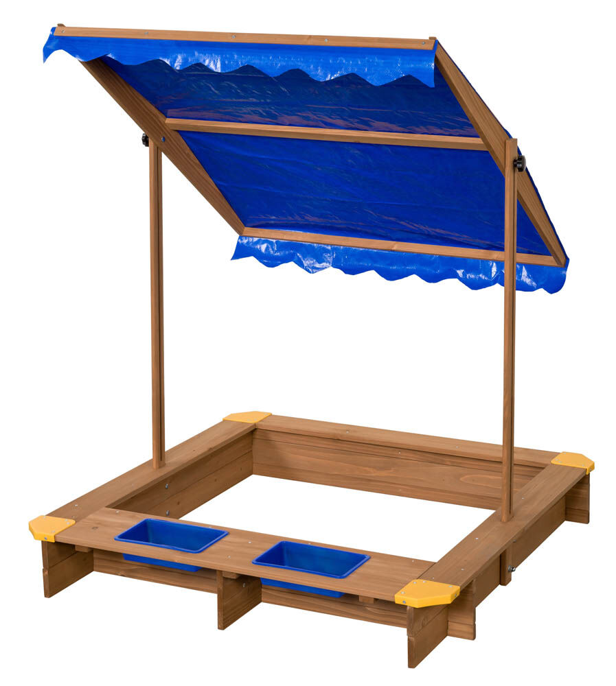 Swing King Ibiza - Zandbak - 12.1 Kilogram - Blauw - Hout