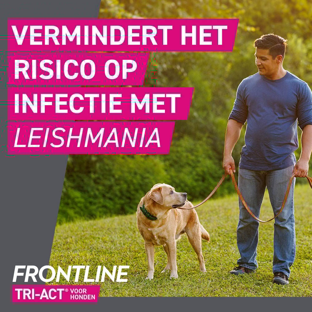 Frontline Tri-Act M - Teken en vlooienpipet - 3 pipetten - 3 Stuks - M