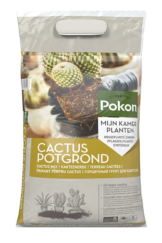 Pokon Cactus Grond RHP - Potgrond - 5 Liter Pokon Cactus Grond RHP - Potgrond - 5 Liter