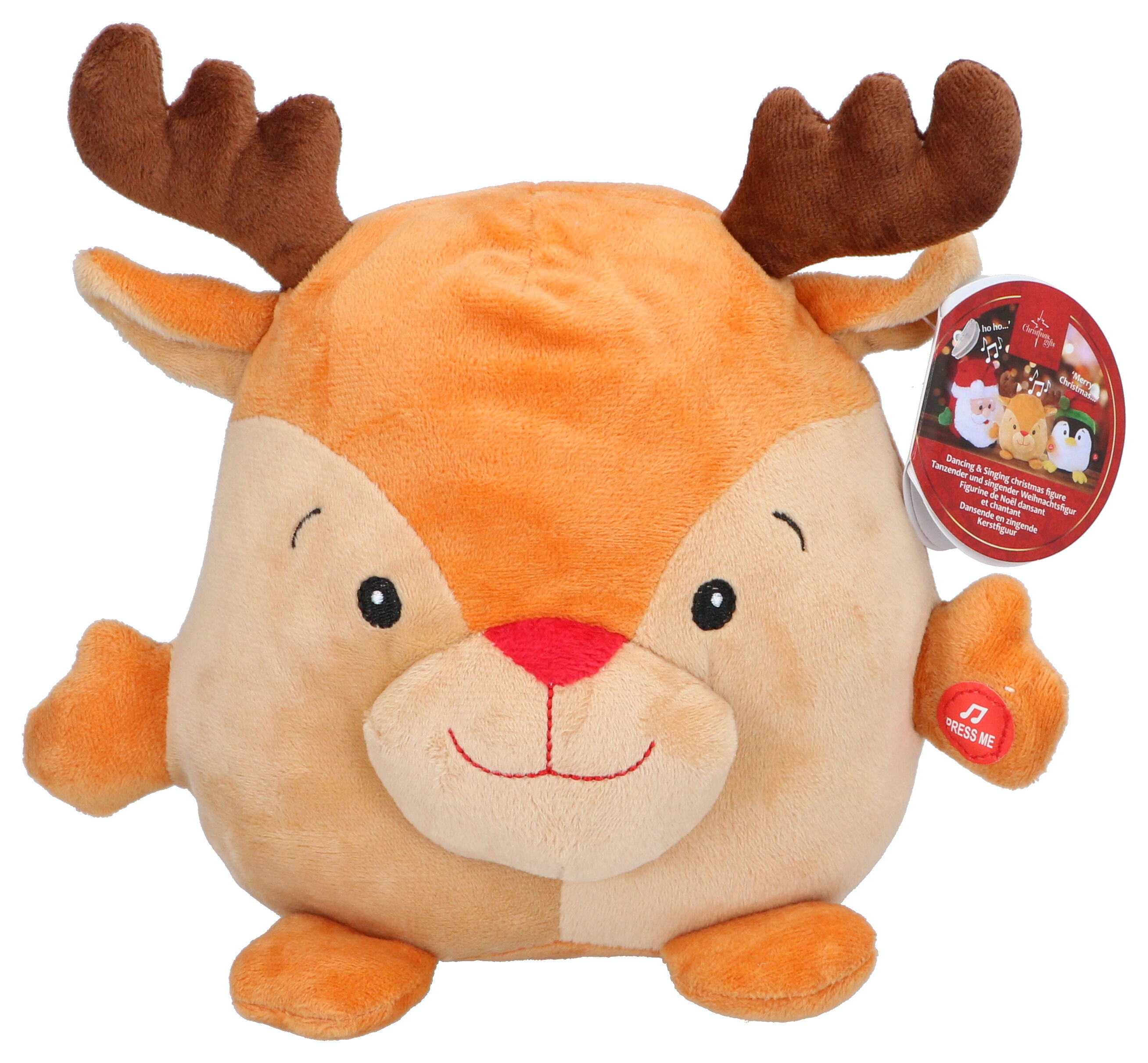 Kerstpluche Met Muziek - Assorti - divers - 180x220x125 cm