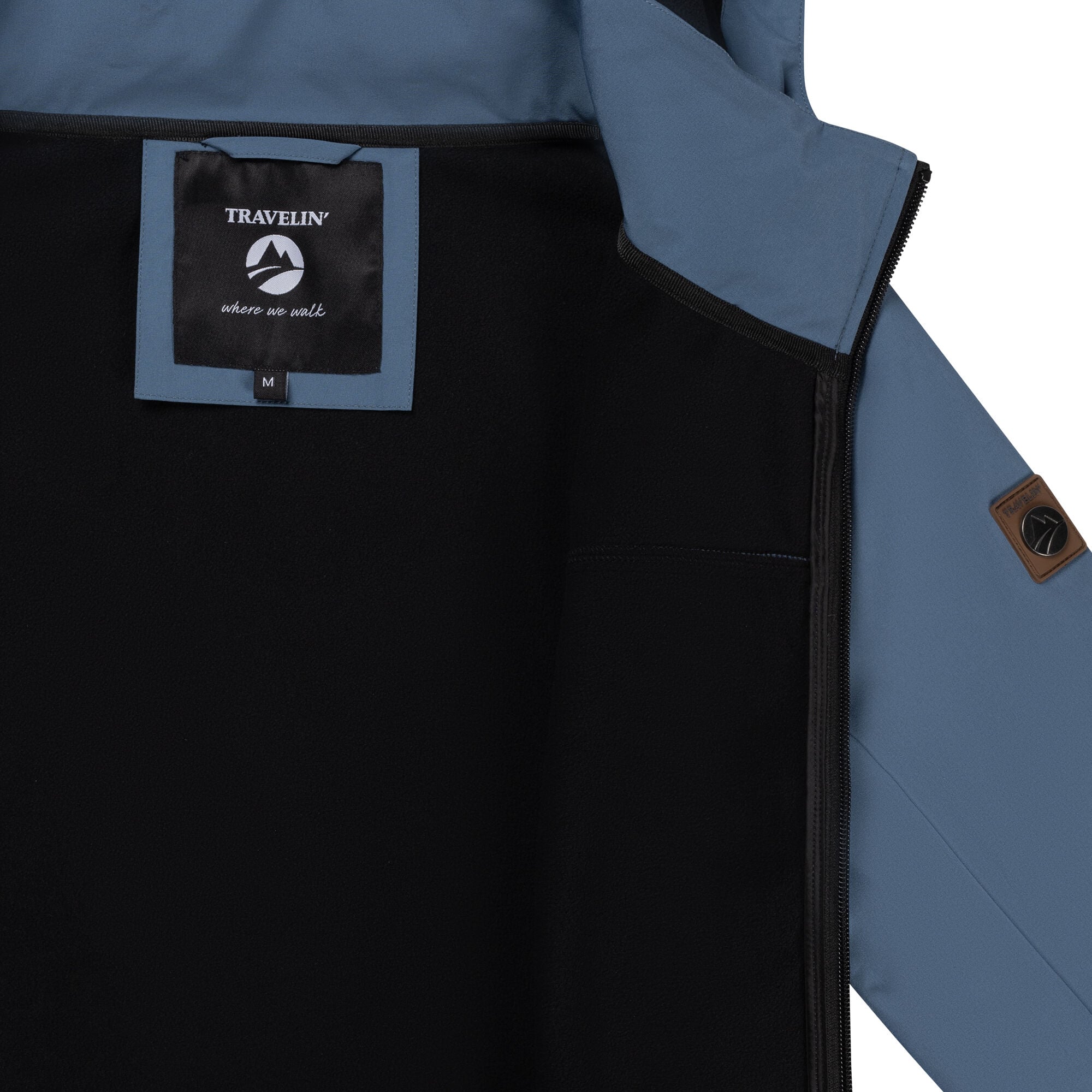 Travelin Marja - Jas - Blauw - S