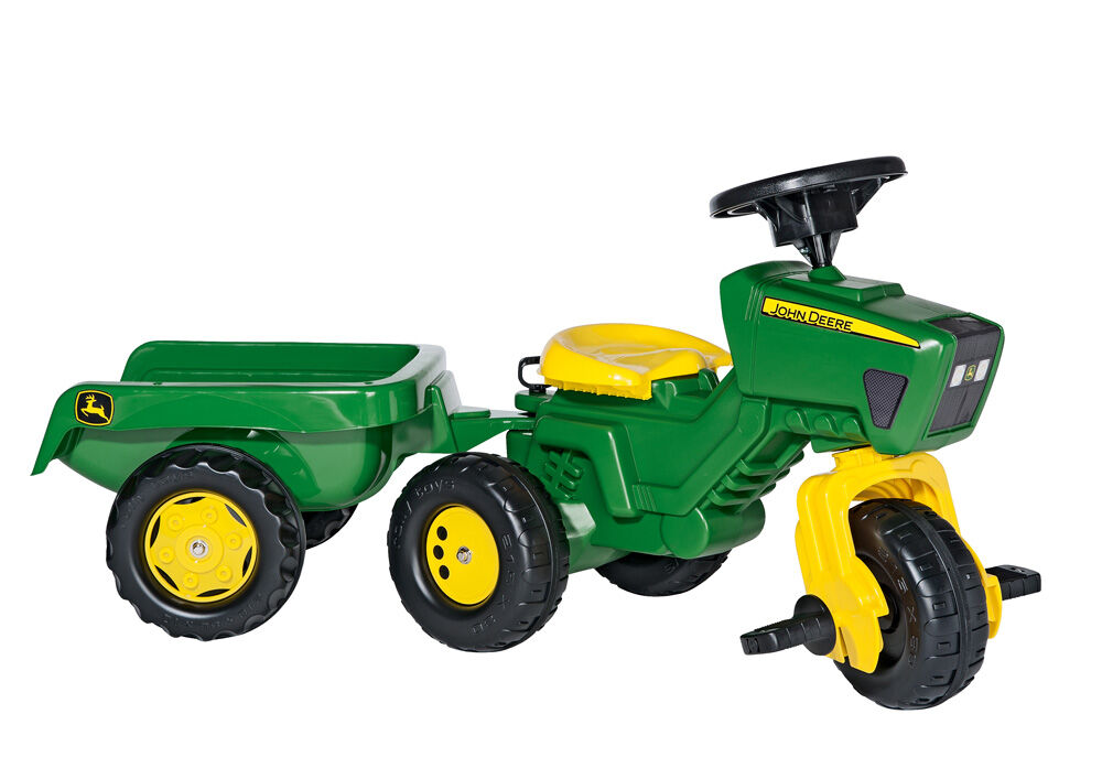 Rolly toys Trac John Deere + aanhanger - Tractoren