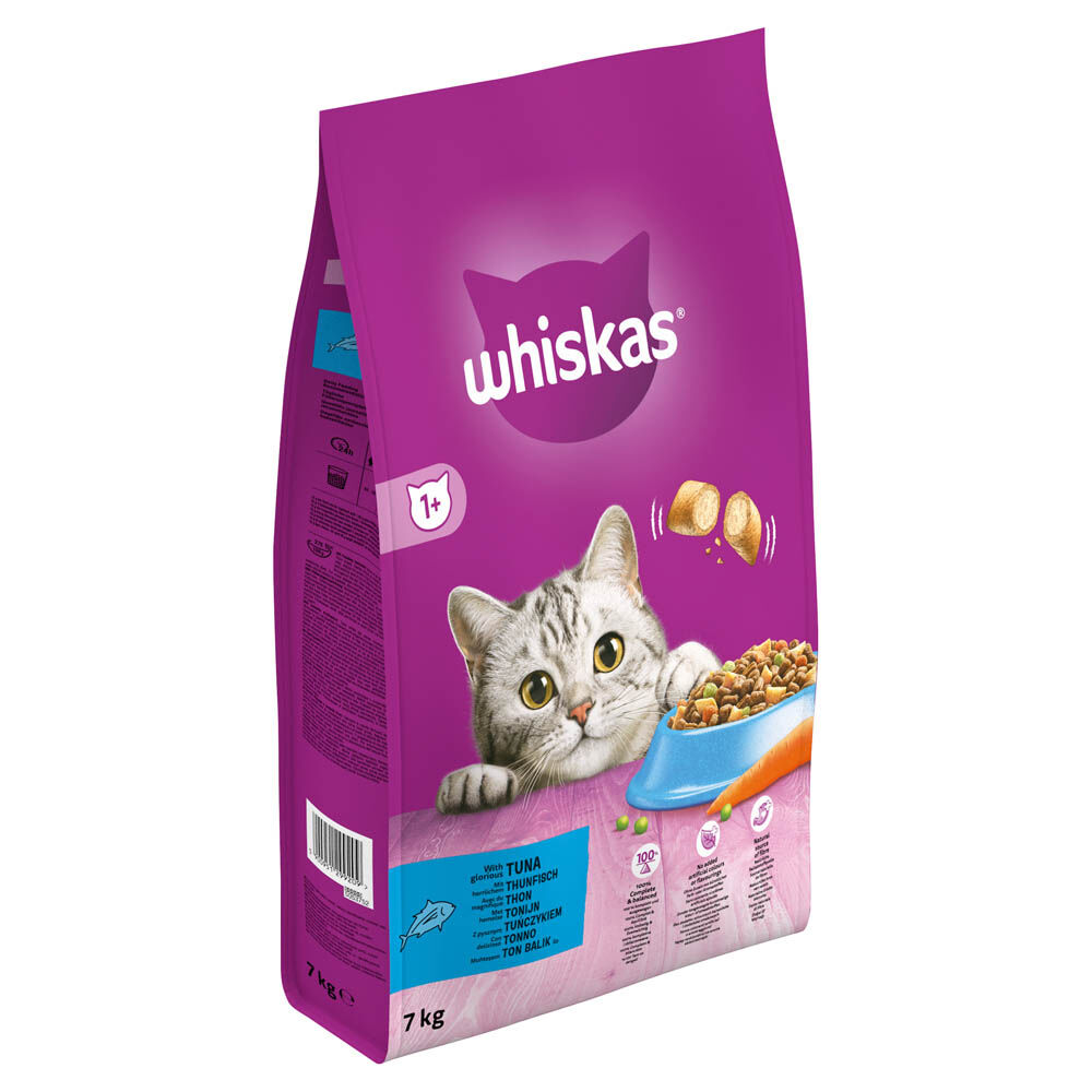 Whiskas Adult - Kattenvoer - 7 Kilogram - tonijn