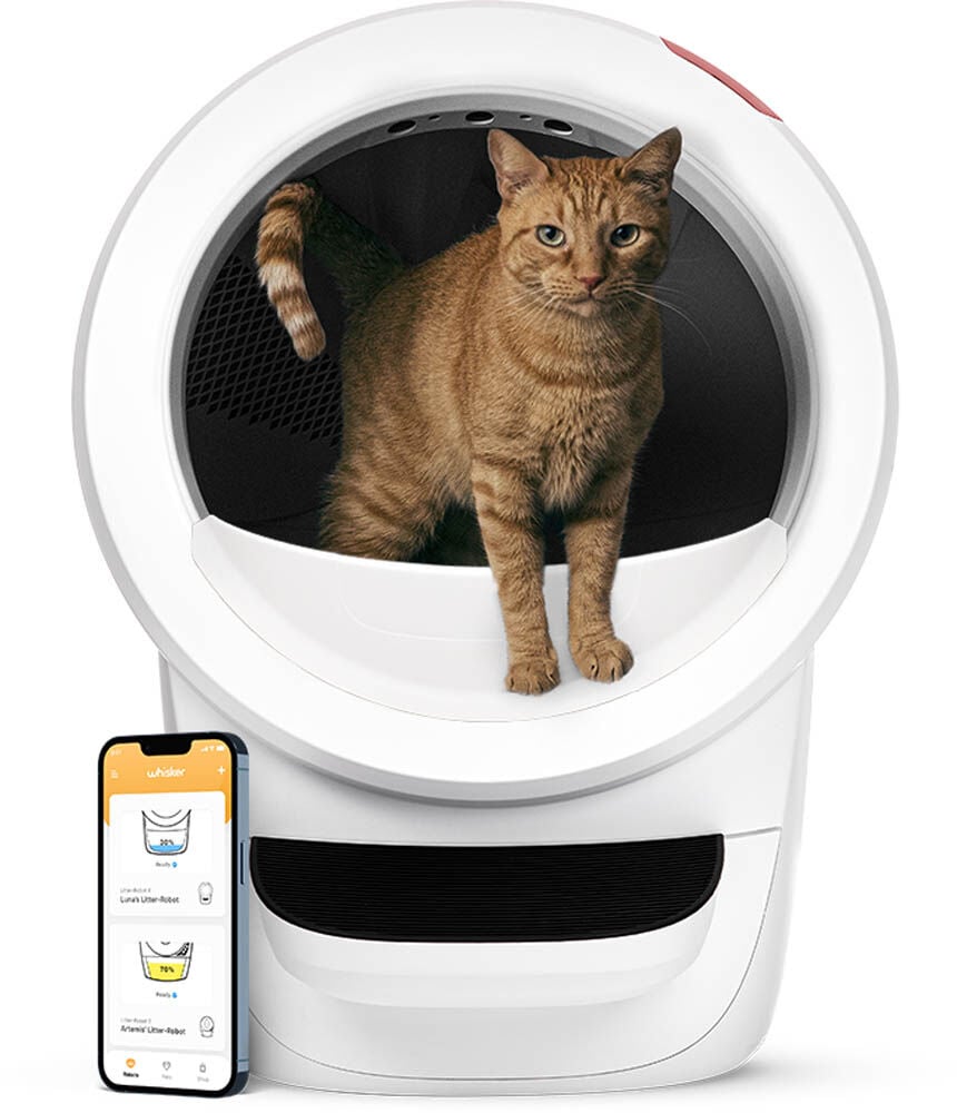 Whisker Litter Robot 4 - Automatische kattenbak - Wit - 75x56x1 cm