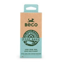 Beco Poepzakjes met mintgeur - Poepzakjes & accessoires - 120 Stuks - Blauw