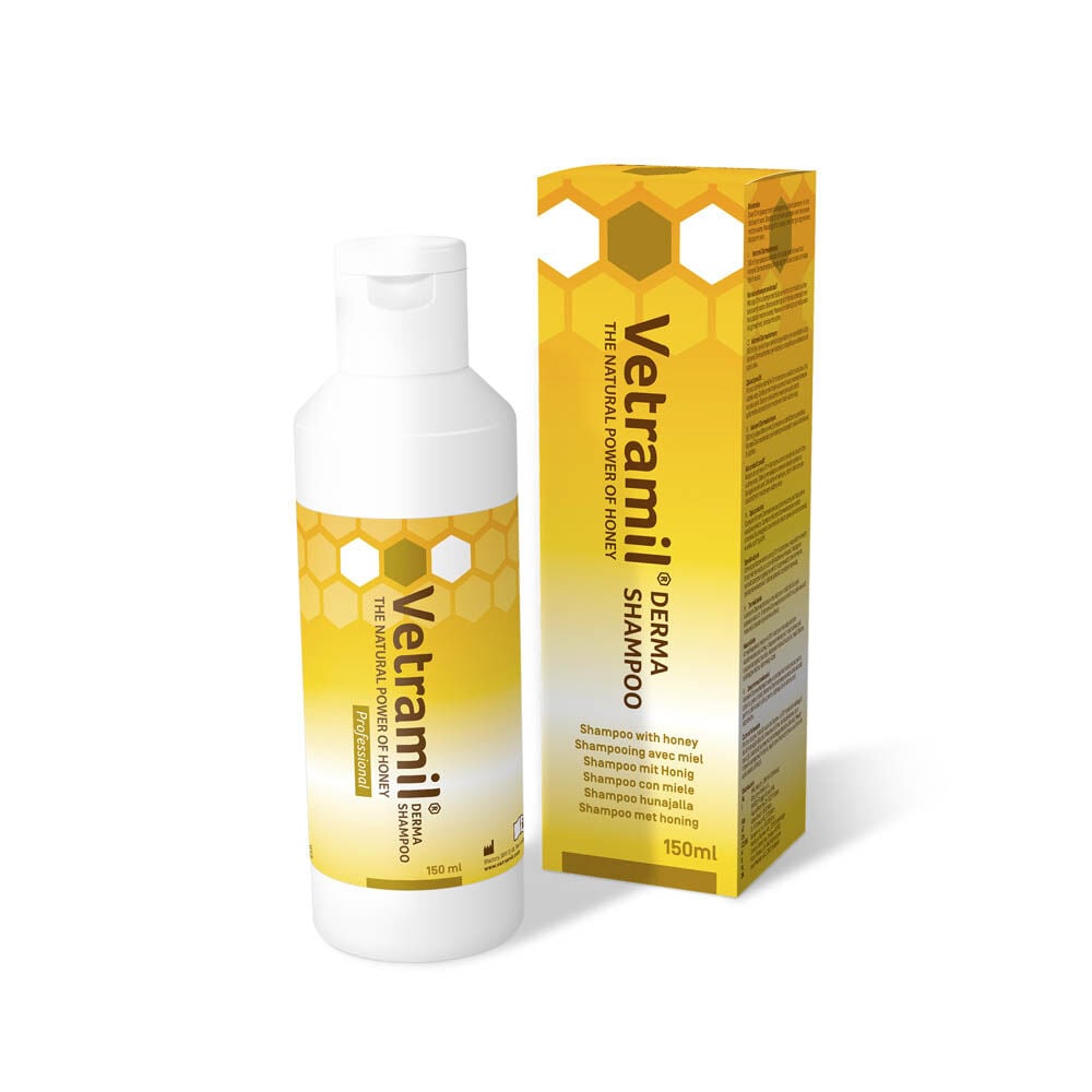 Vetramil Honingshampoo - Huidverzorging - 150 Milliliter Vetramil Honingshampoo - Huidverzorging - 150 Milliliter