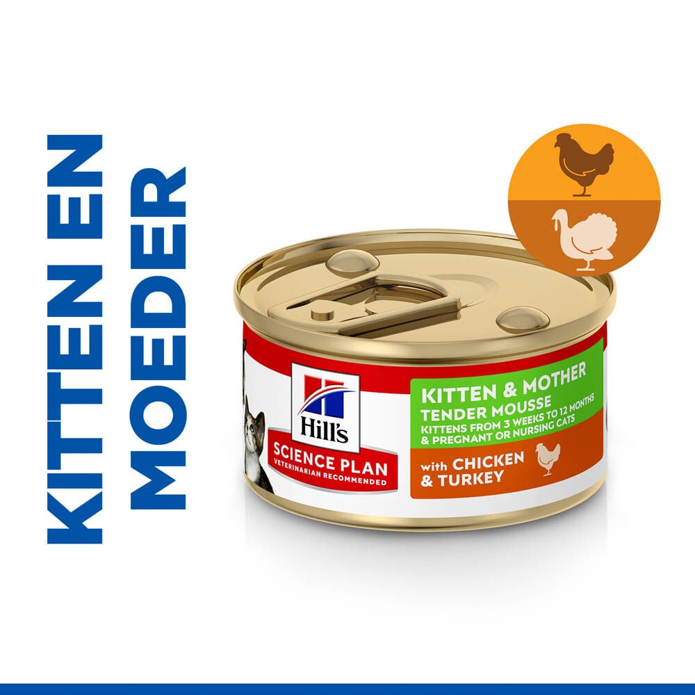 Hill's Kitten Tender Mousse - Kattenvoer