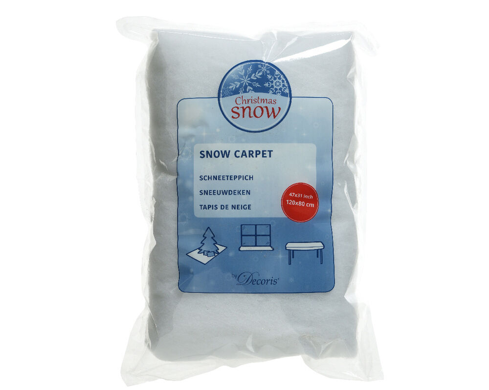 Decoris - Sneeuwdeken - Wit - 10x80x120 cm