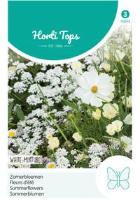 Hortitops Zomerbloemen Wit - Bloemzaden