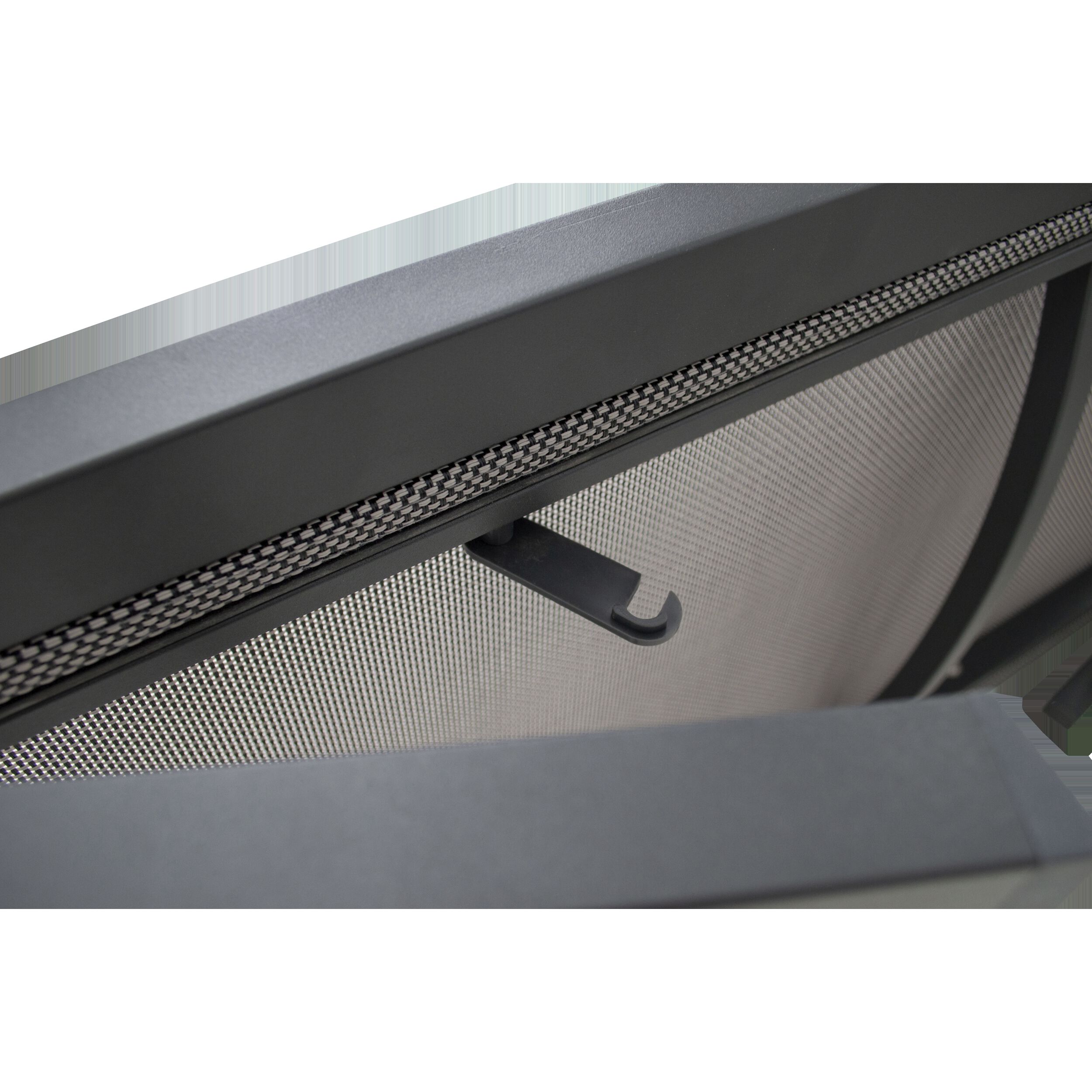 Lesli Living Lazarro - Ligbed - Antraciet - 31x193x56 cm