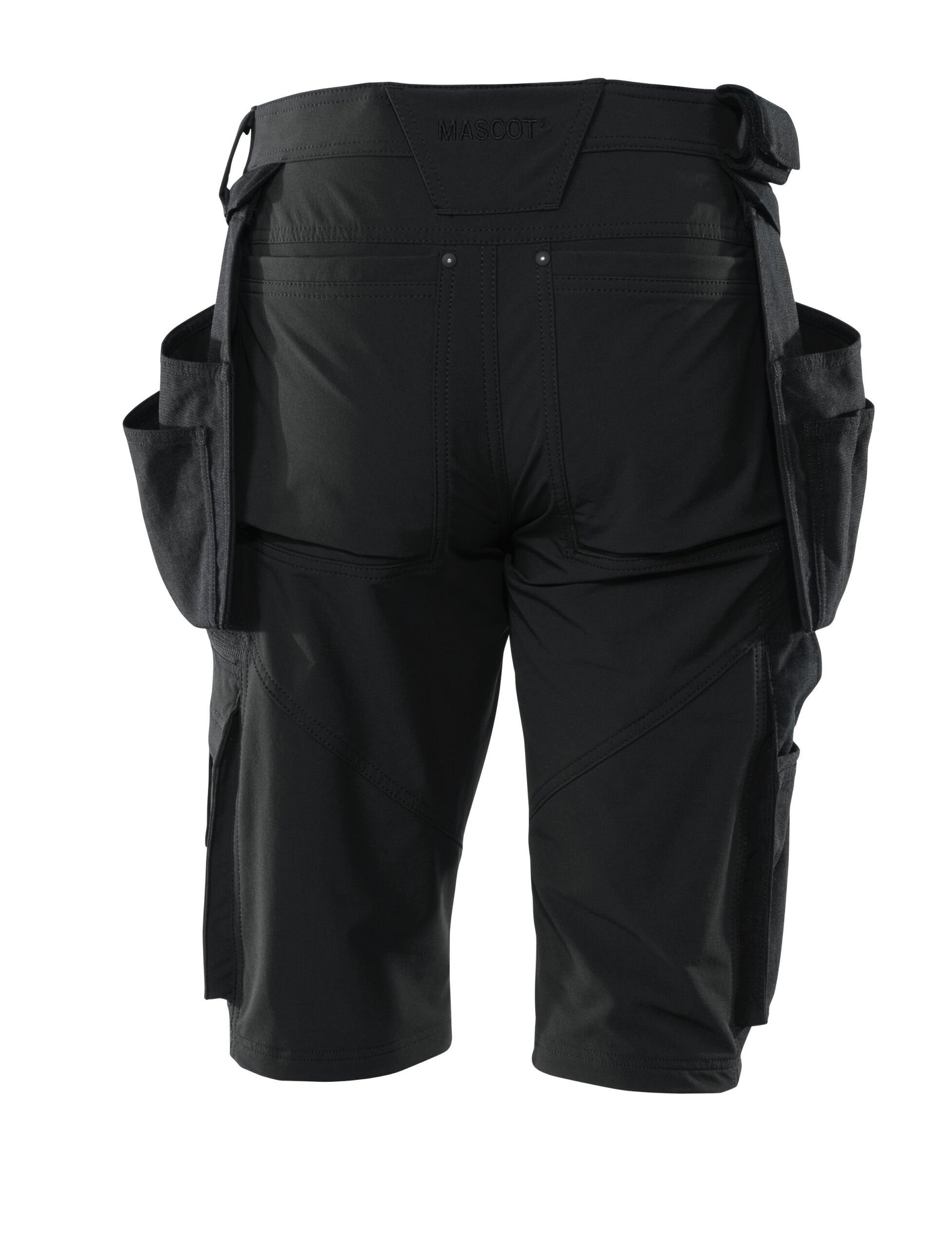 Mascot Advanced - Korte Werkbroek - Zwart - 48