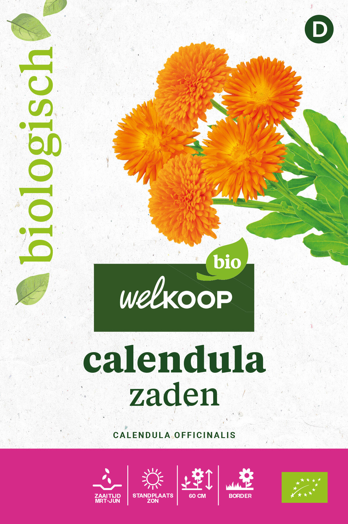Welkoop Bio - Calendula Zaden Welkoop Bio - Calendula Zaden