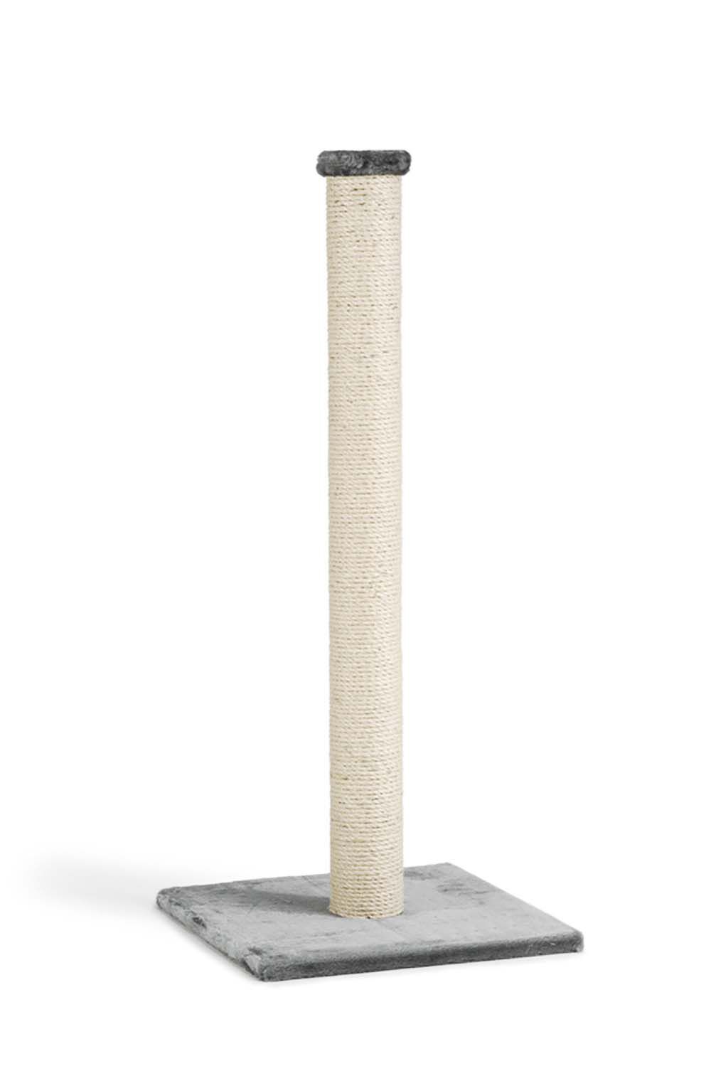 Beeztees Gina Met Voetprint - Krabpalen & Krabplanken - Grijs - 40x40x90 cm