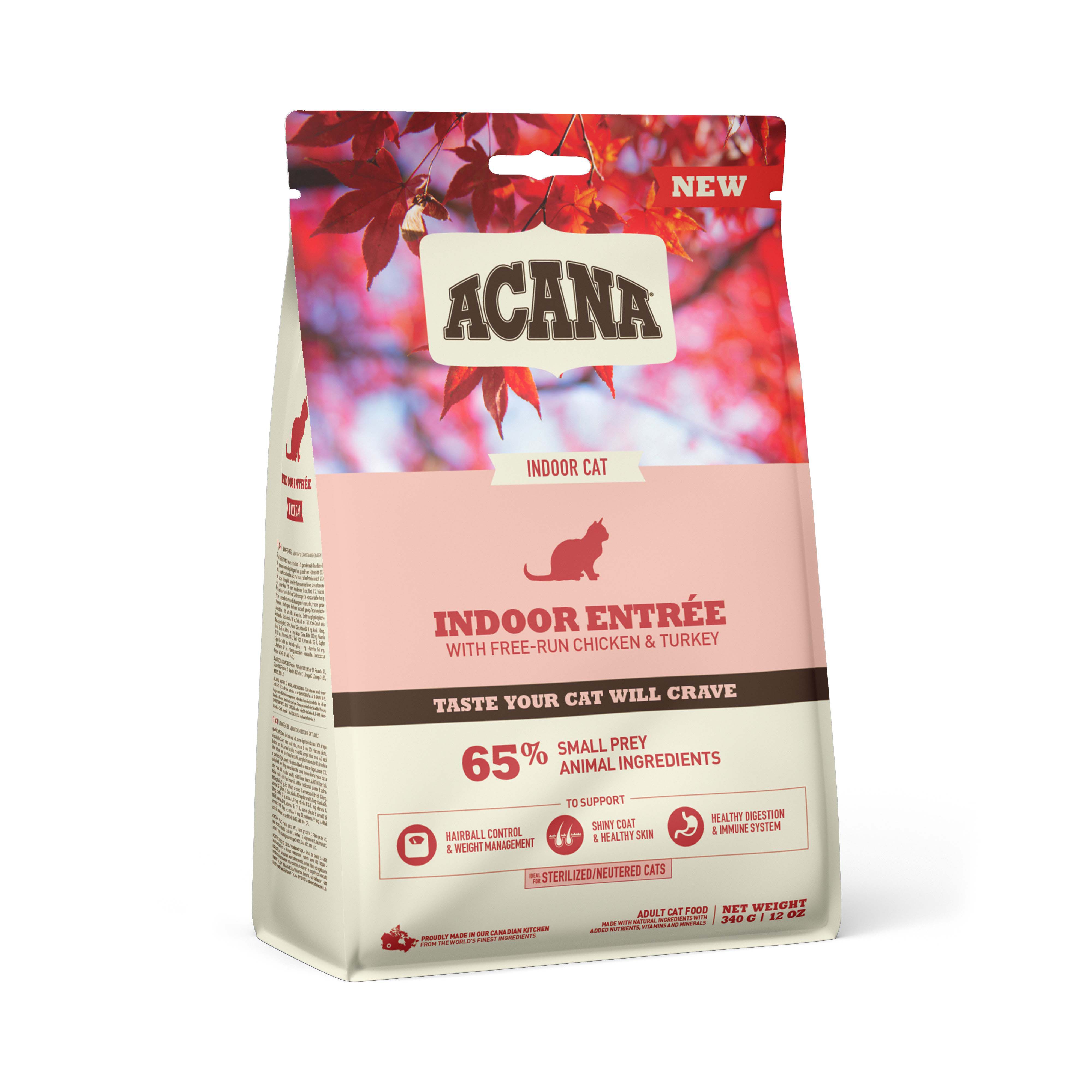 Acana Indoor Entrée Cat - Kattenvoer - 0.34 Kilogram - kalkoen, kip