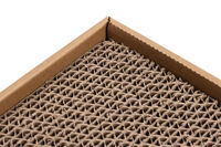 Beeztees Ilano - Krabkarton - Wit Bruin - 1x48.5x1 cm
