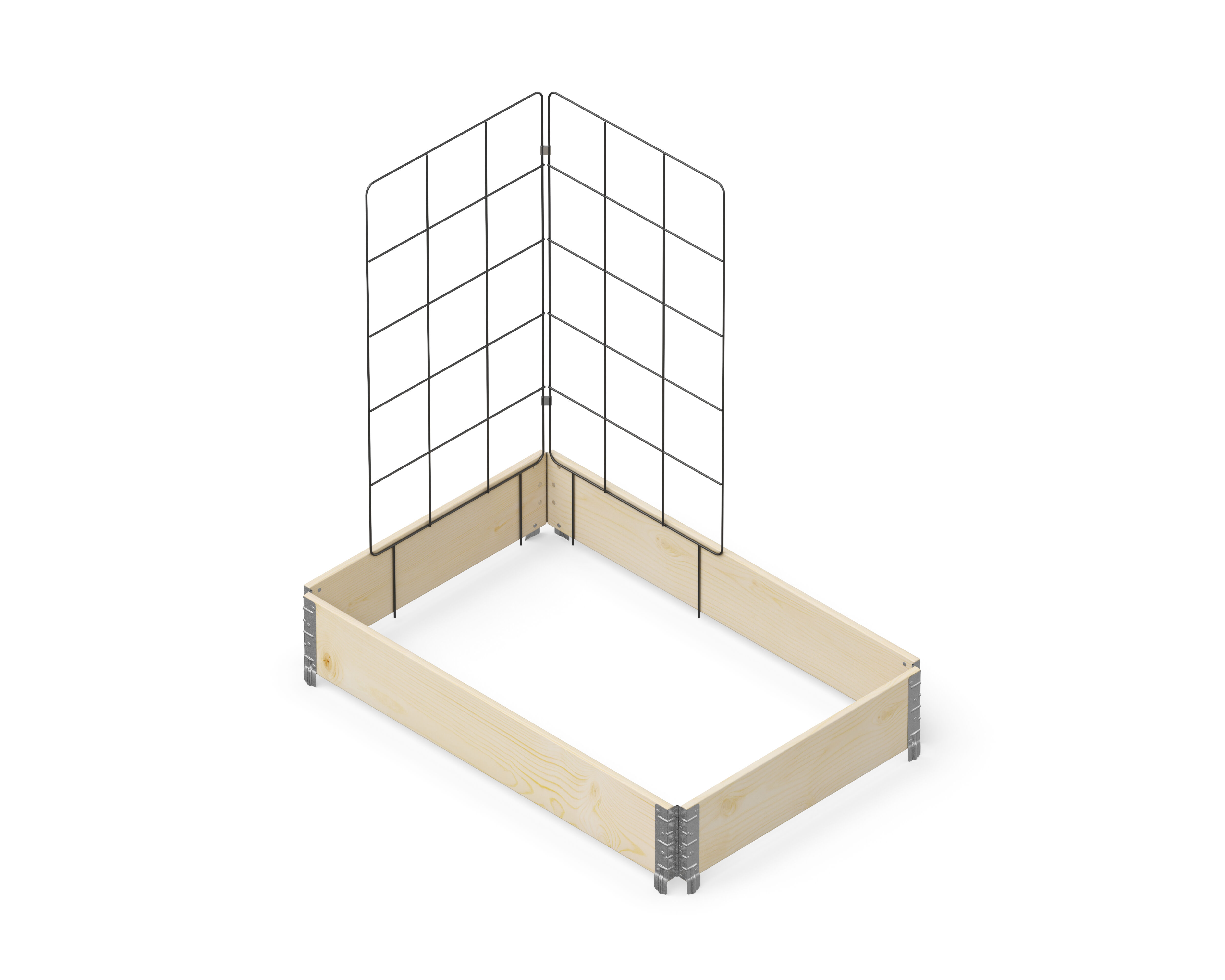 Upyard - Klimrek - Zilver - 117x110x0.1 cm