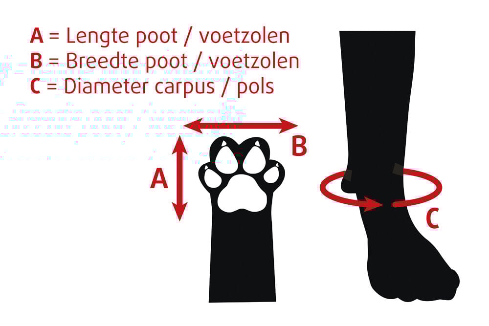 Beeztees - Beschermingsschoen Hond - 2 Stuks - Zwart - S