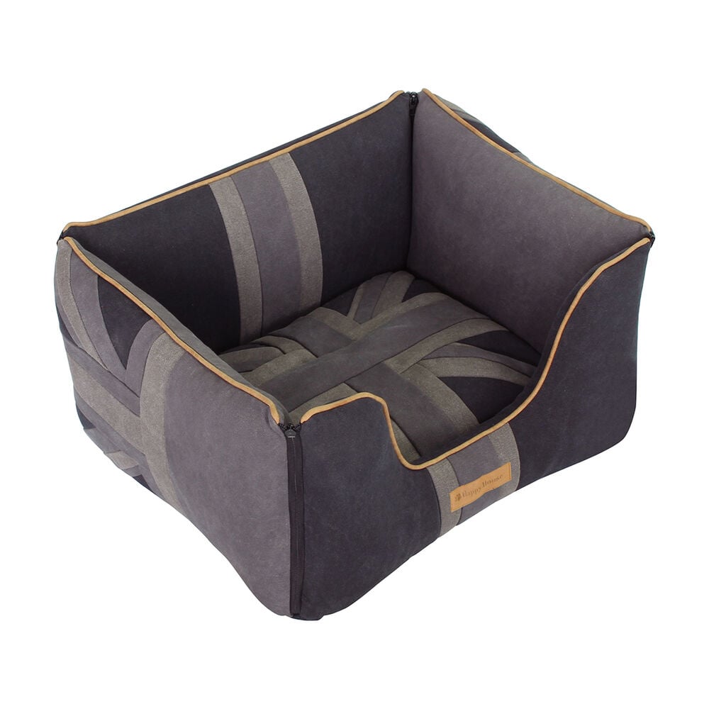 Happy-House Vlag - Hondenmand - grijs - 27x42x50 cm - Klein