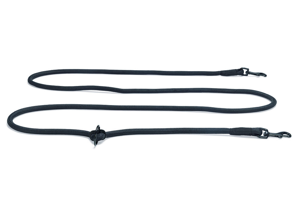 Beeztees Premium Parinca - Hondenriem - zwart - 1.2 cm - 280 cm Beeztees Premium Parinca - Hondenriem - zwart - 1.2 cm - 280 cm