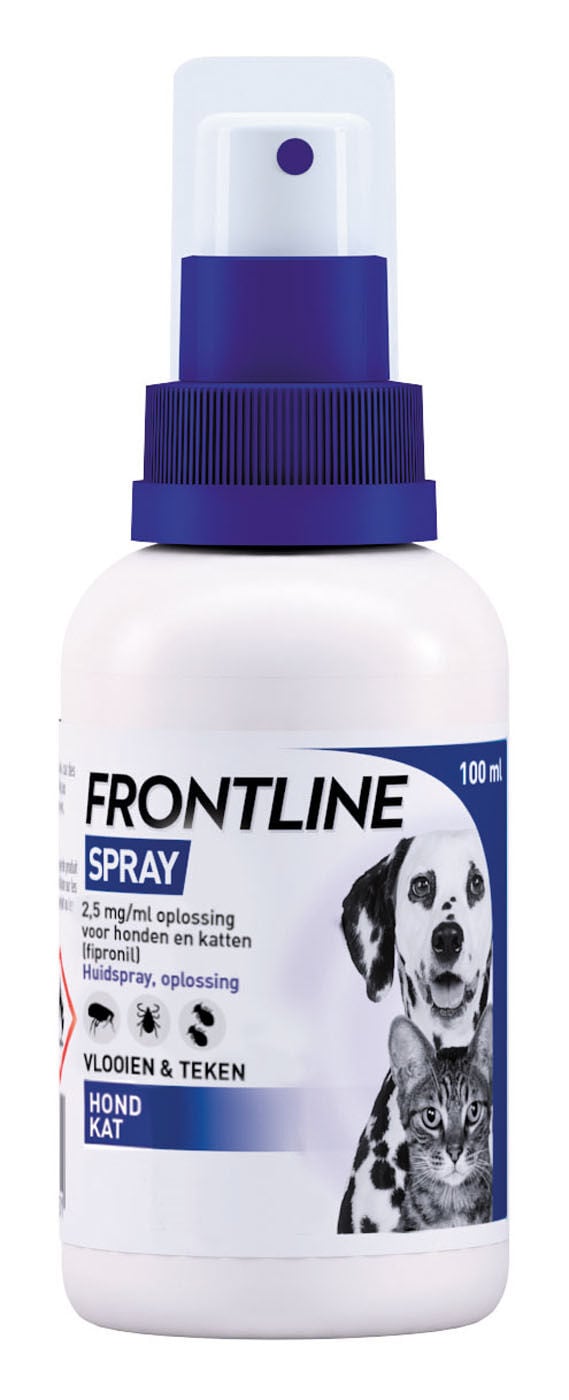 Frontline - Anti vlooien en teken - Spray - 100 Milliliter Frontline - Anti vlooien en teken - Spray - 100 Milliliter