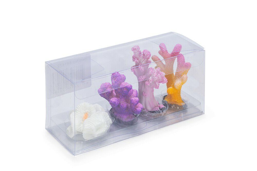 Beeztees Koraal - Aquarium Ornament - 4 Stuks - Assorti