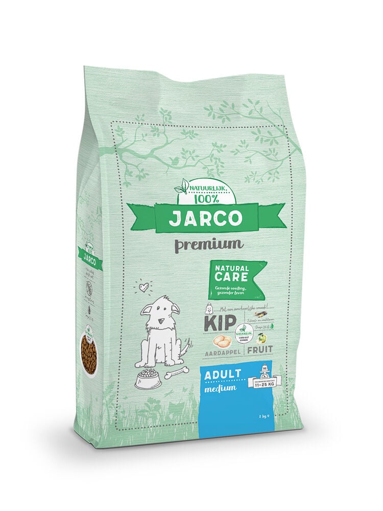 Jarco Dog Medium Adult - Hondenvoer - 12.5 Kilogram - kip Jarco Dog Medium Adult - Hondenvoer - 12.5 Kilogram - kip