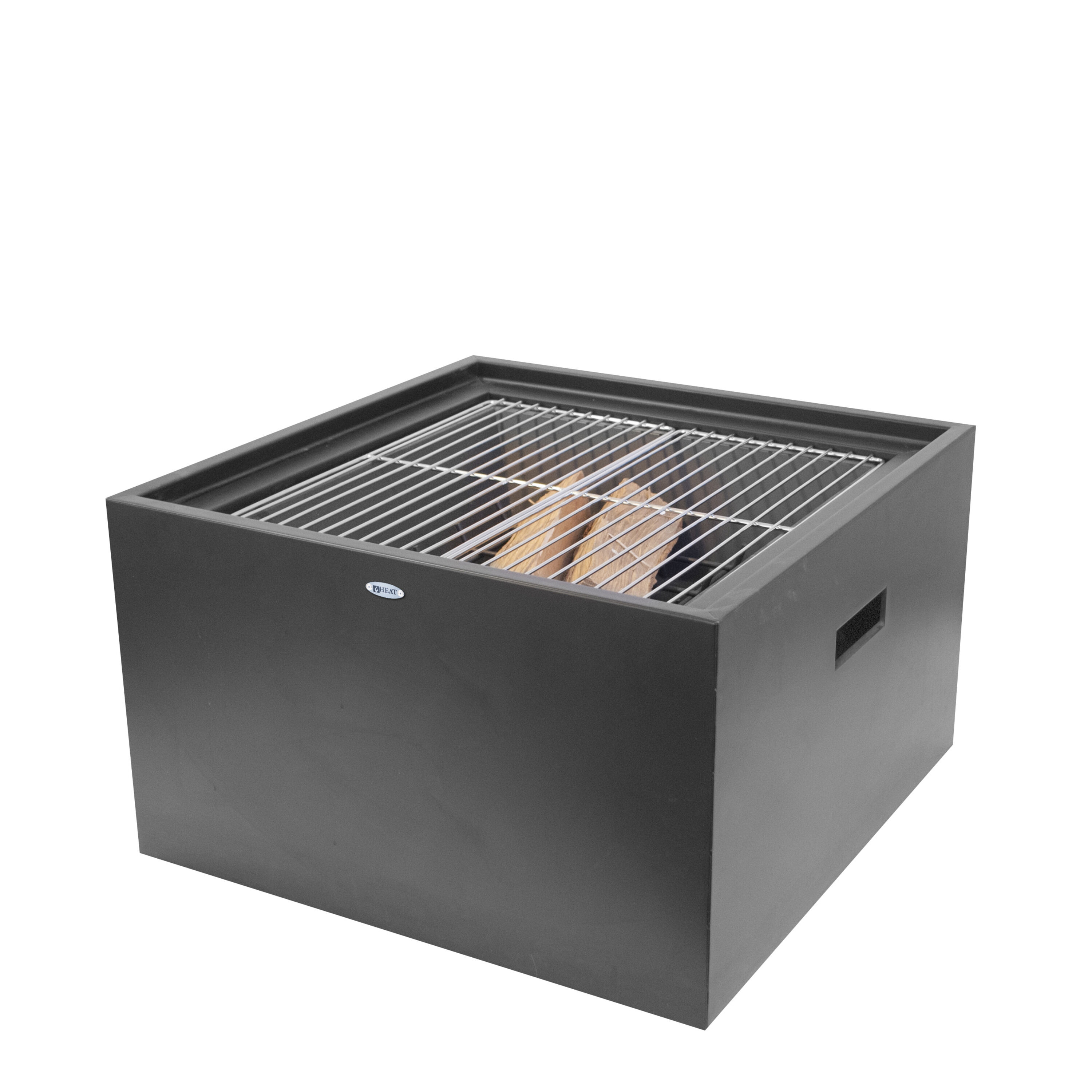 HEAT 3in1 Firepit - Vuurkorf - Rond - Zwart - Staal