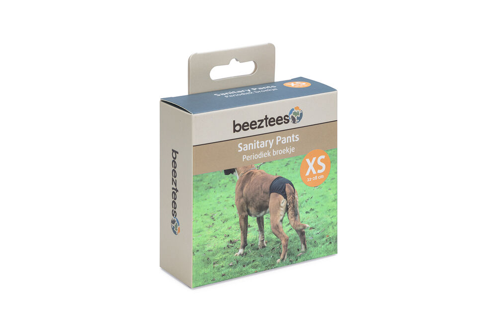 Beeztees - Loopsheidbroekje - Hond - Zwart - XS