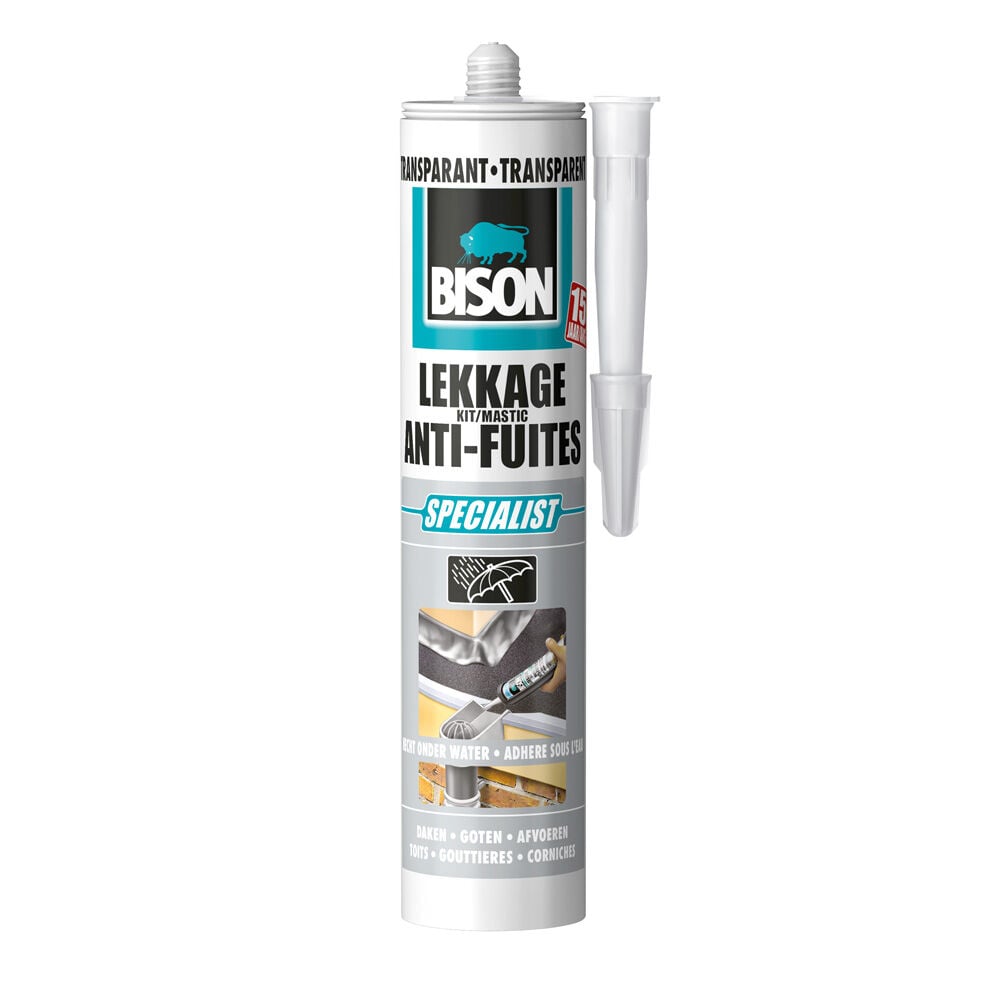 Bison Lekkagekit - 300 Milliliter - transparant Bison Lekkagekit - 300 Milliliter - transparant