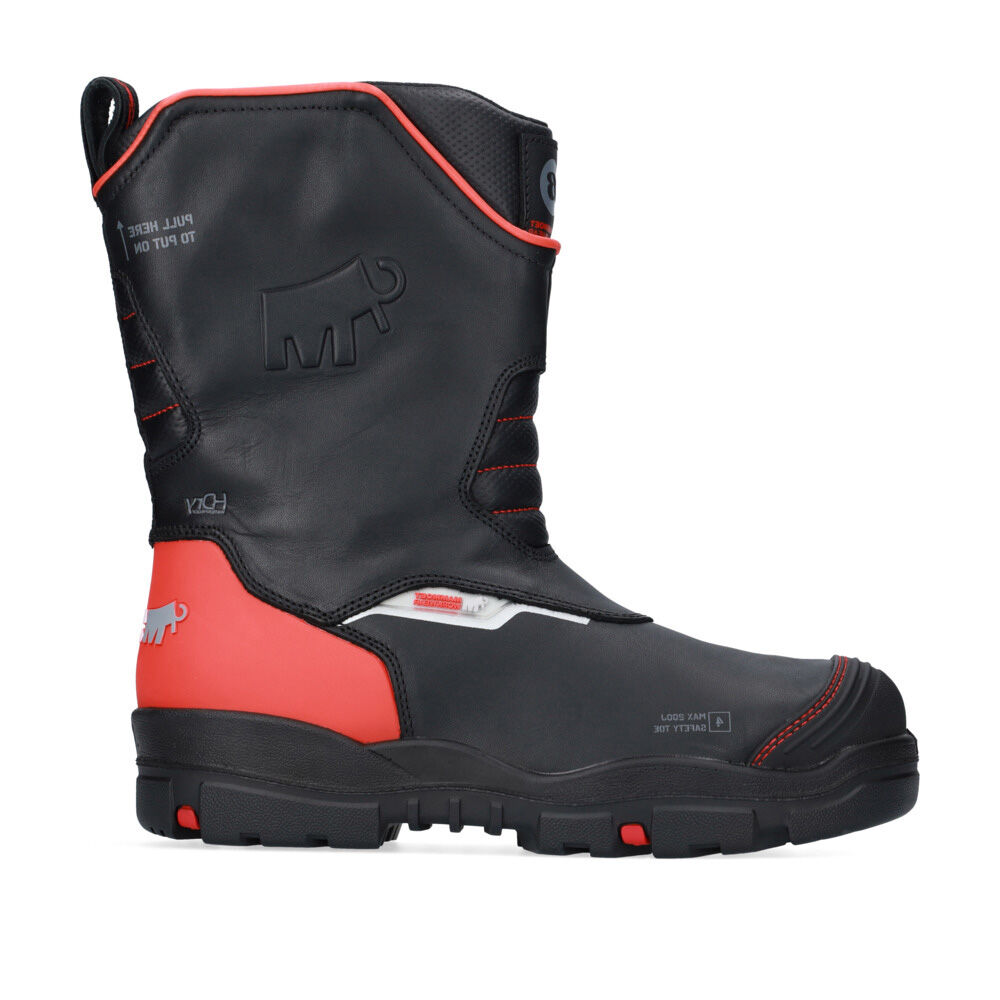 Bata Mammoet Barge - Brede leest - Werklaarzen - Zwart - 36