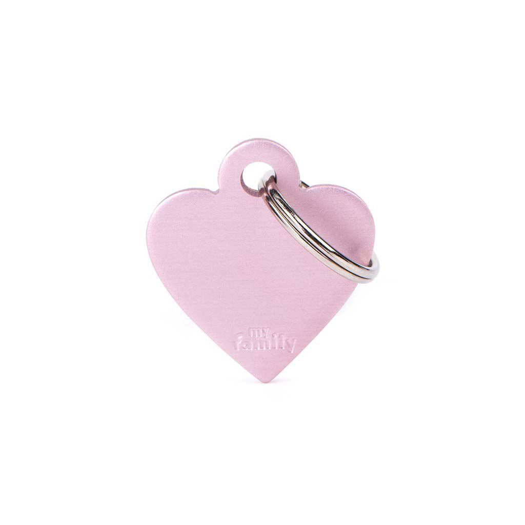 My Family Hart - Hondenpenning - roze - S My Family Hart - Hondenpenning - roze - S