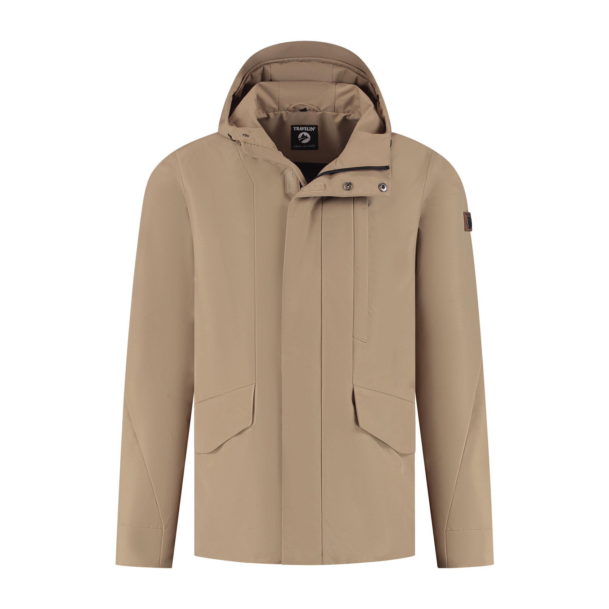 Travelin Lefi - Jas - Lichtbruin - M Travelin Lefi - Jas - Lichtbruin - M