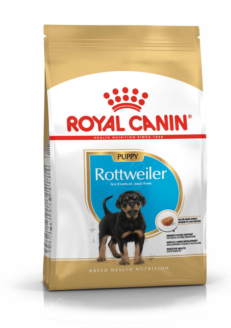 Royal Canin Rottweiler Puppy - Hondenvoer - 3 Kilogram - gevogelte