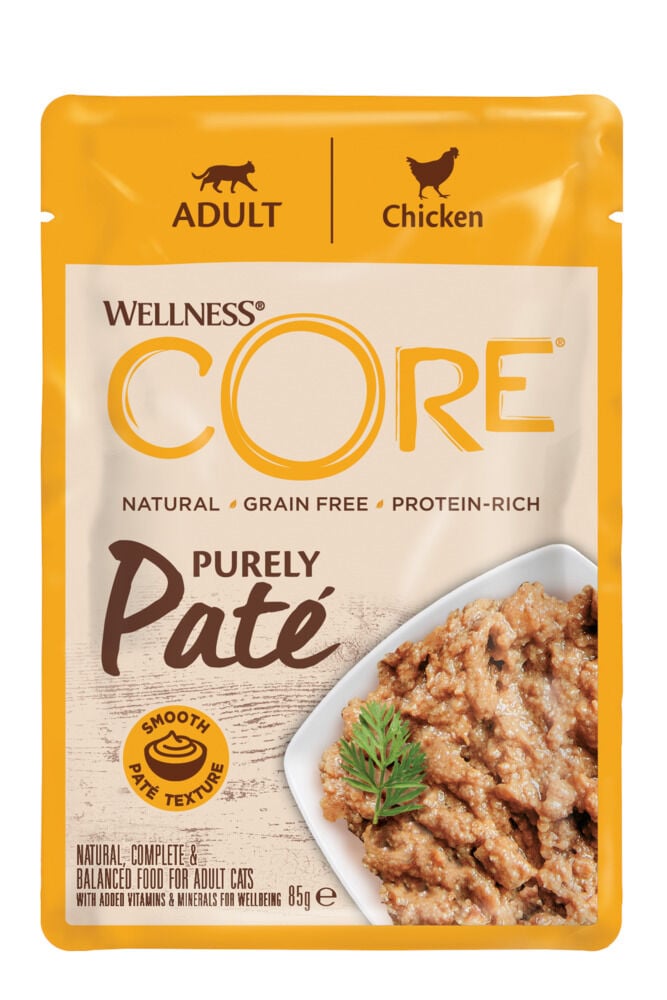 Wellness Core Purely Pate - Kattenvoer - 85 Gram - kip