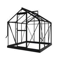Royal Well Mary I - Tuinkas - Zwart - 241x212x222 cm - Veiligheidsglas