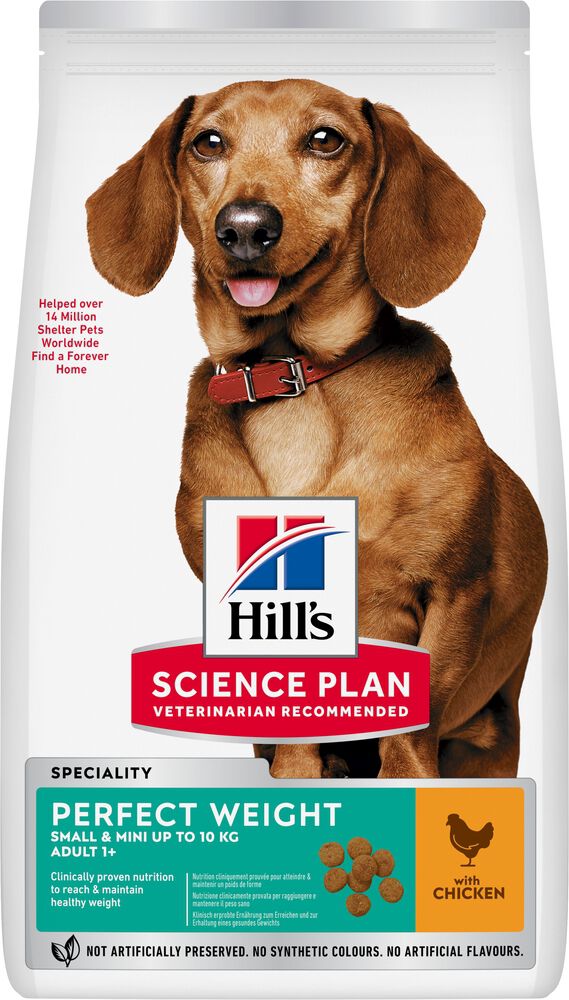 Hill's Science Plan Perfect Weight & Active Mobility Adult Small & Mini - Hondenvoer - 6 Kilogram